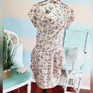 NWT BCBGeneration Blush Pink Shellcombo Dress